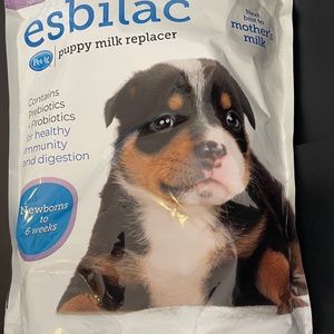 Esbilac puppy milk replacer, PetAg 5 pound bag of powdered formula Esbilac puppy
